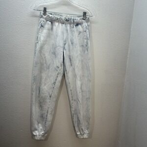 Rag & Bone New York Miramar Jogger Pants Women's XS Faux Denim Style Sweatpants